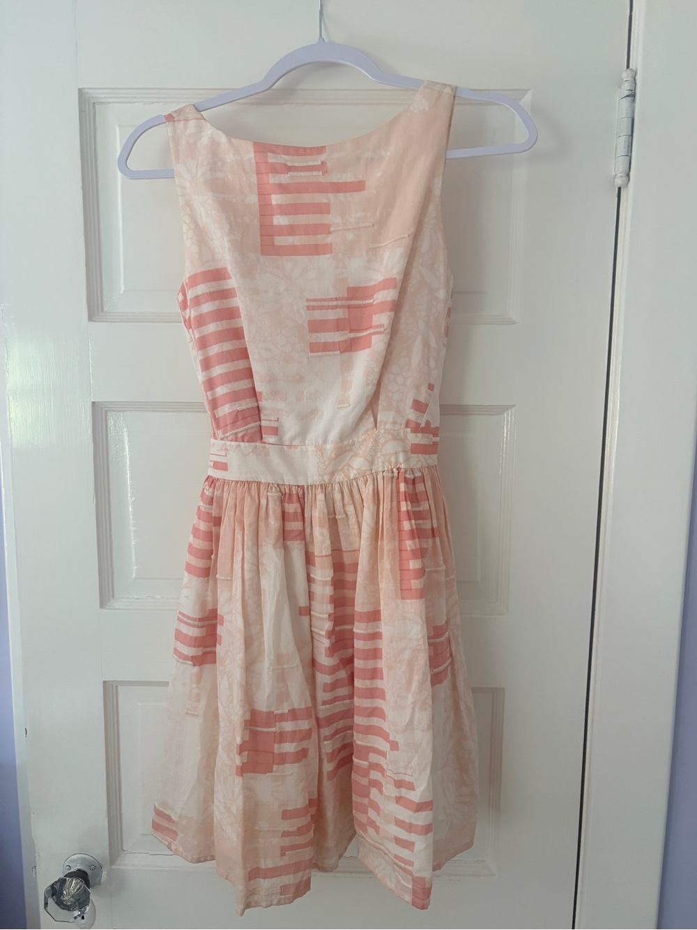 Thakoon Addition Sz 2 EUC Vintage 100% Cotton Sleeveless Mini, Backless Dress